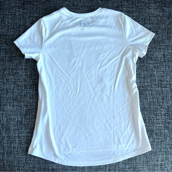 NWT Under Armour Girl’s Logo Tee Size Small - Picture 5 of 7